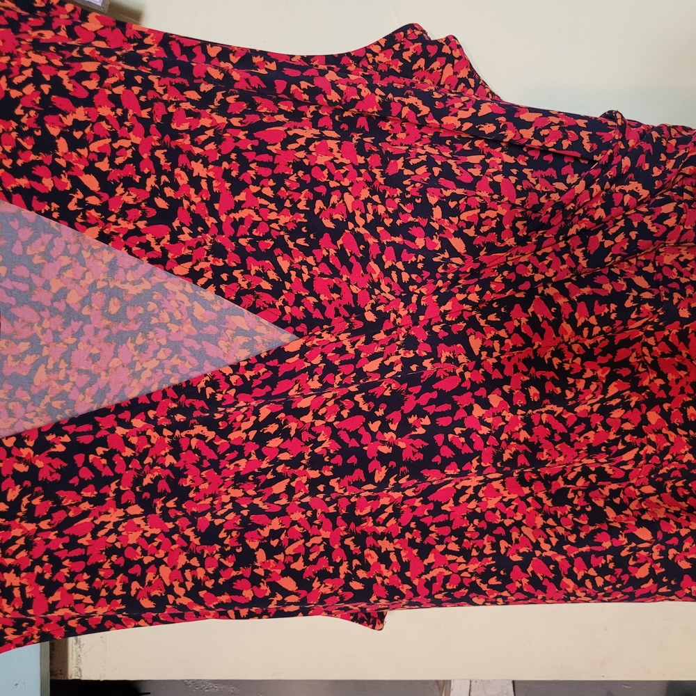 Red and Black Midi SwingDress for Cocktail Or Office